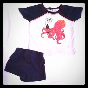 Toddlers top and small nicker